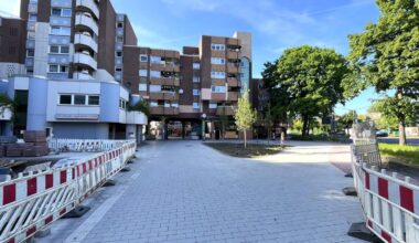 Erste Bäume am Bramhügel – Fertigstellung im Sommer