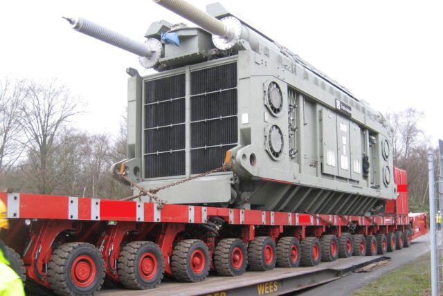 Der vergangene Trafo-Transport von Amprion in Castrop-Rauxel