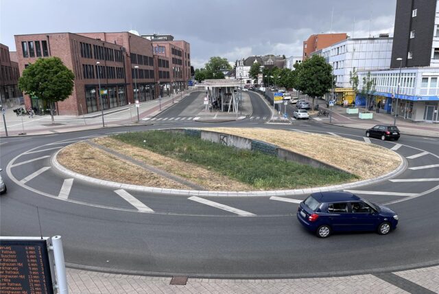 Kreisverkehr in Herten-Mitte