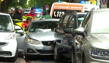 Verursacher schlägt plötzlich wild um sich