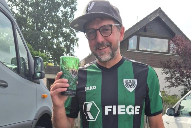 Stephan Weise aus Stadtlohn ist großer Fan von Preußen Münster
