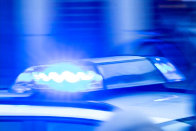 Blaulicht bei Nacht