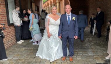 Isabella und Marcin heiraten im Regen am Schloss Herten