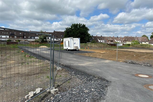 Diese neue Erschließungsstraße zum Baugebiet westlich des Etzelwegs in Wickede soll künftig Sieglindeweg heißen.