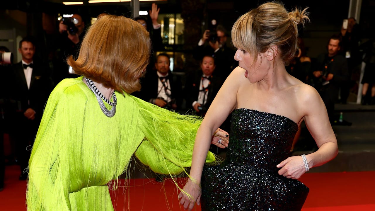 Cannes: Isabelle Huppert tappt in Fransen-Falle | Unterhaltung