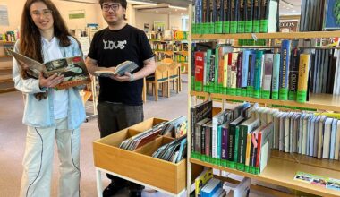 Ukrainische Initiative hat Bücher zum Ausleihen gesammelt