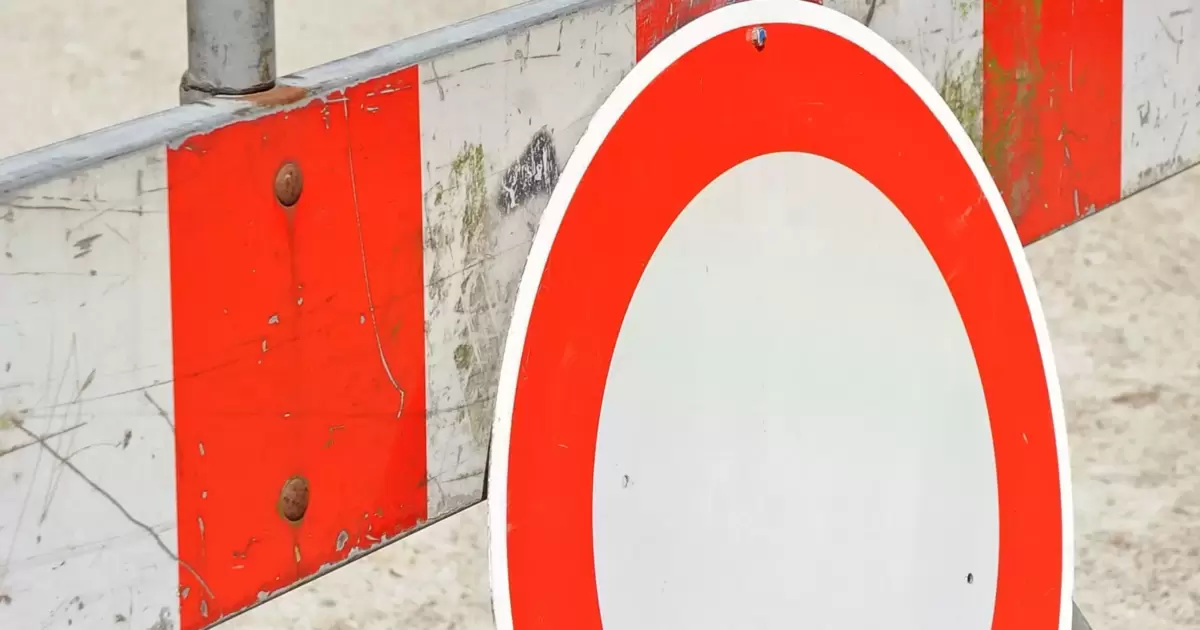 Markierungsarbeiten in der Wredestraße - Ludwigshafen