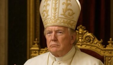 Kurz vor Konklave: Trump verbreitet Bild von sich als Papst