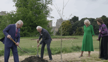 Charles & Carl Gustaf buddeln – Camilla & Silvia sind amüsiert