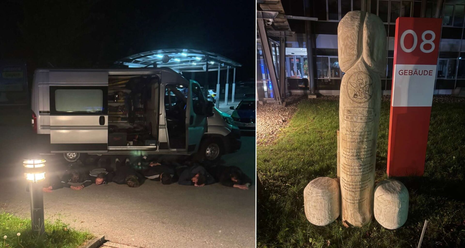 Aufregung bei ANTENNE BAYERN: Holzpenis löst Polizeieinsatz aus
