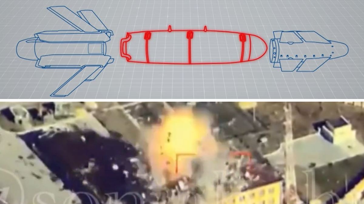 Auf Stützpunkte in Russland: Ukrainer filmen Angriffe mit AASM-umgerüsteten Bomben