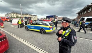 Messerangriff in Hamburg - sechs lebensgefährlich Verletzte