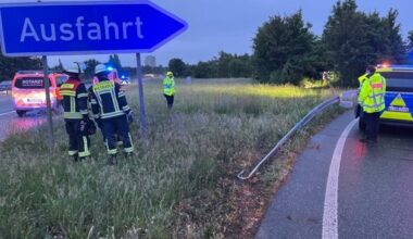 POL-WI: Hyundai überschlägt sich auf der A 671 bei Hochheim - Fahrer leicht verletzt