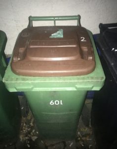 Biomülltonne in Mainz. - Foto: gik