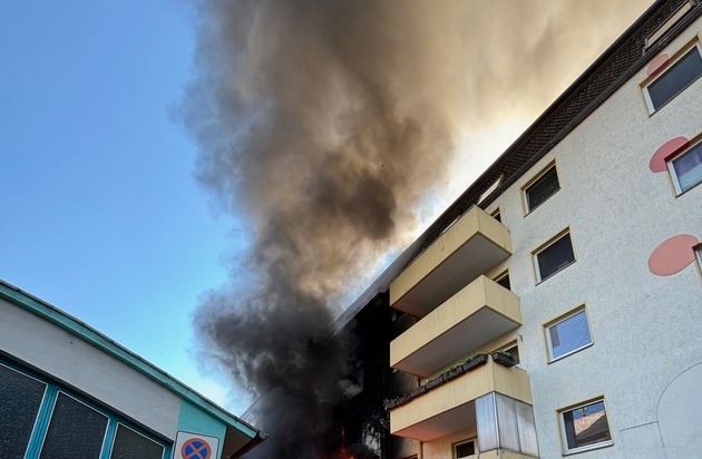 FW-DO: Brandeinsatz in der Dortmunder Nordstadt