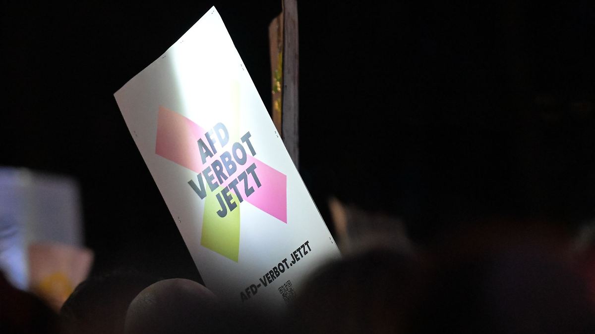 Sachsen: Demonstration für AfD-Verbot in Leipzig und Dresden