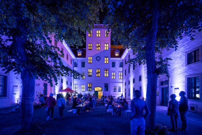 Museumsnacht, hier in den die Franckeschen Stiftungen in Halle an der Saale.