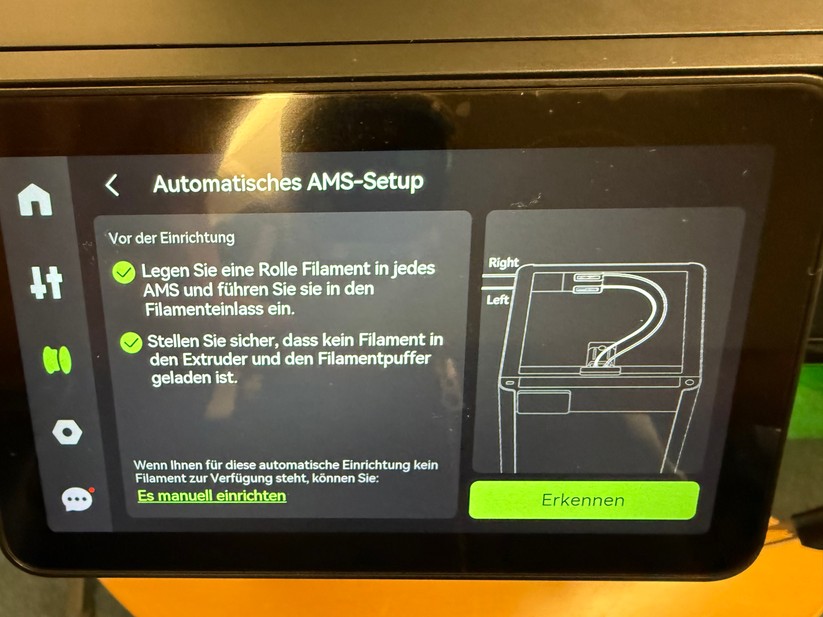 Die Software des Druckers ist voll mit hilfreichen Assistenten ...