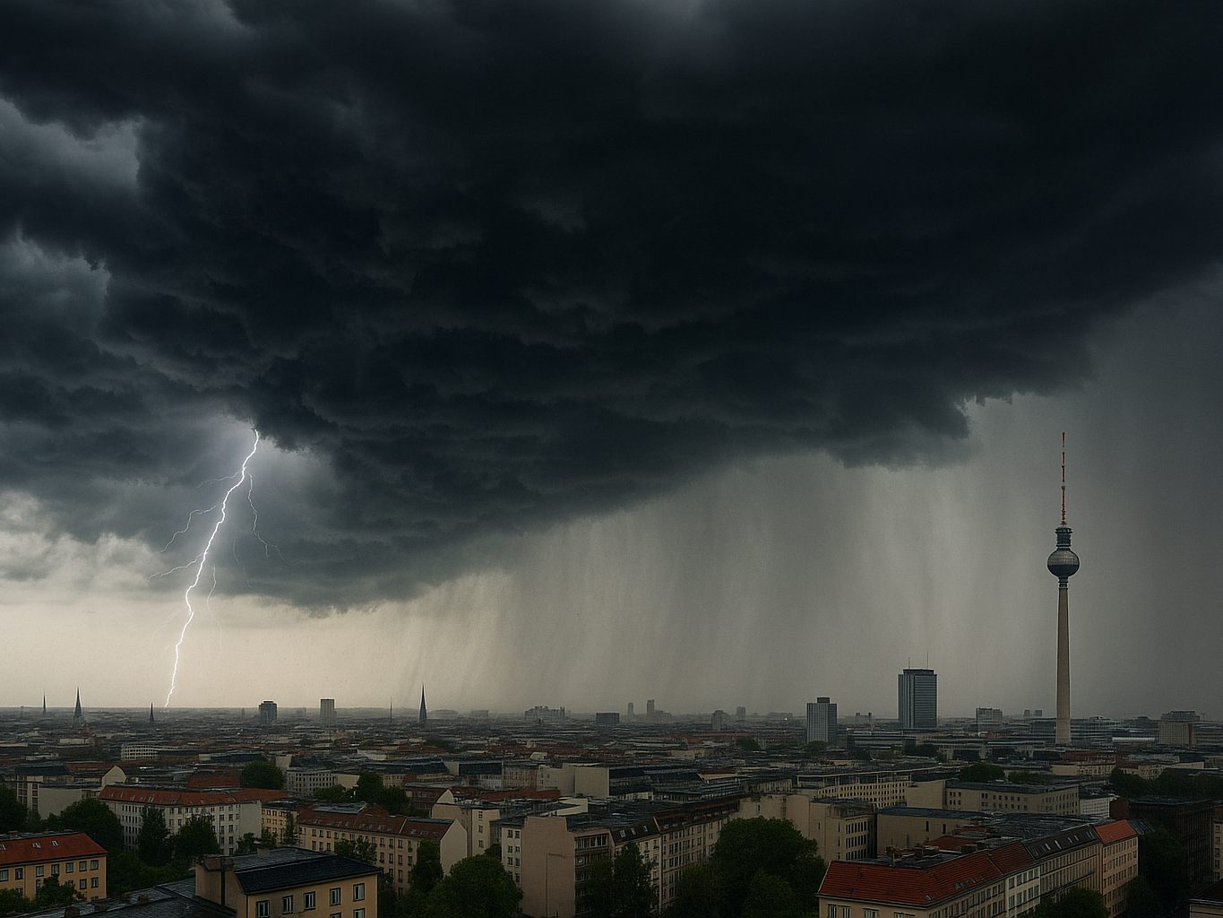 Unwetterwarnung: Berlin & Brandenburg in Alarm
