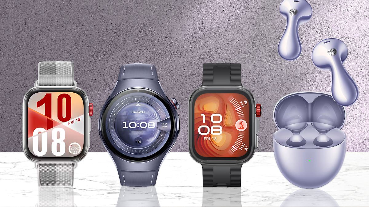 Huawei stellt neue Smartwatches und Open-fit ANC-Kopfhörer vor