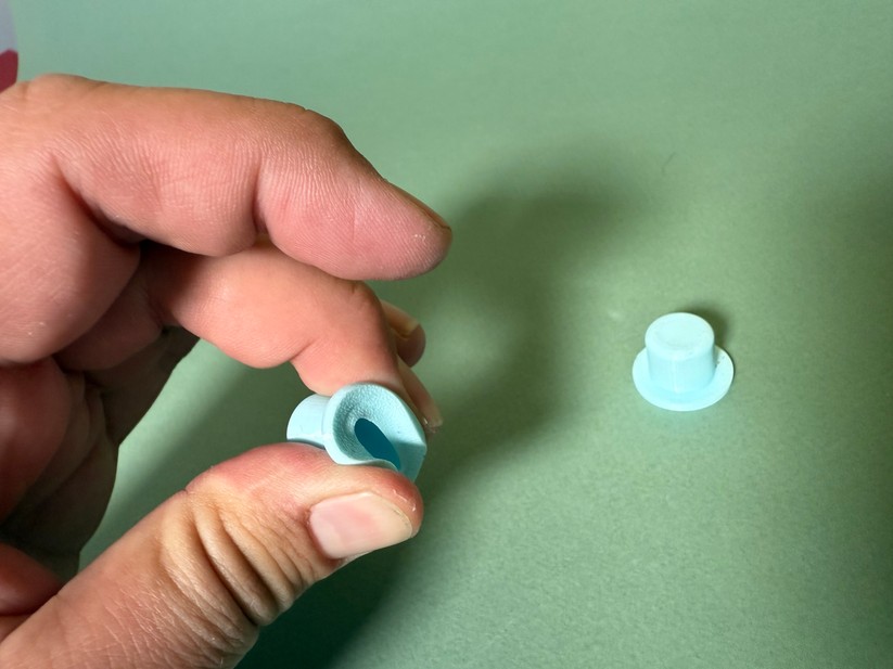 ... die wir aus gummiartigem TPU95 gedruckt haben.