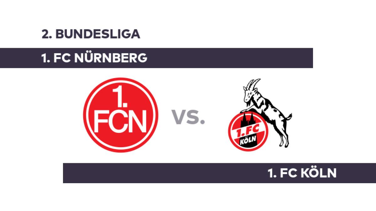 1. FC Nürnberg - 1. FC Köln: Die Zahlen sprechen für Köln - 2. Bundesliga