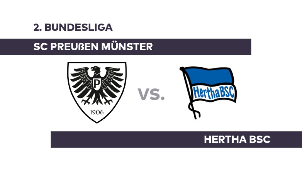 SC Preußen Münster - Hertha BSC: Berlin will weiter Boden gutmachen - 2. Bundesliga