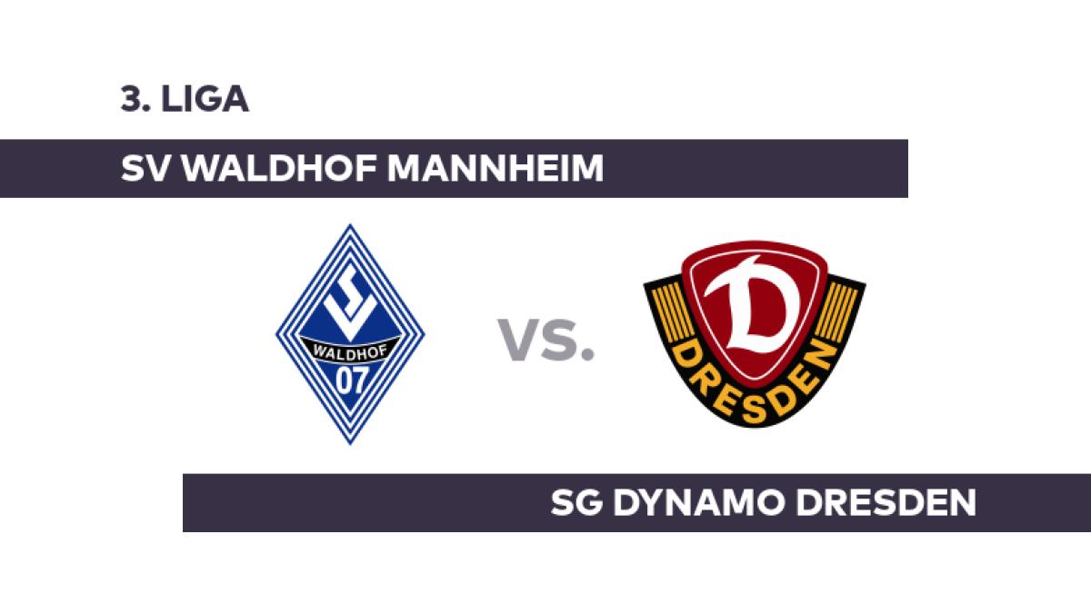 SV Waldhof Mannheim - SG Dynamo Dresden: Schweres Kaliber für Mannheim - 3. Liga