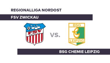 FSV Zwickau - BSG Chemie Leipzig: Remis zwischen Zwickau und Leipzig - Regionalliga Nordost