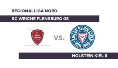 SC Weiche Flensburg 08 - Holstein Kiel II: Bei Flensburg hängen die Trauben hoch - Regionalliga Nord