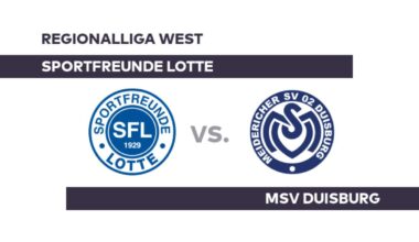 Sportfreunde Lotte - MSV Duisburg: Duisburg mit breiter Brust - Regionalliga West