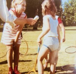 Marion Hanel mit 8 Jahren (Bild Privatarchiv)
