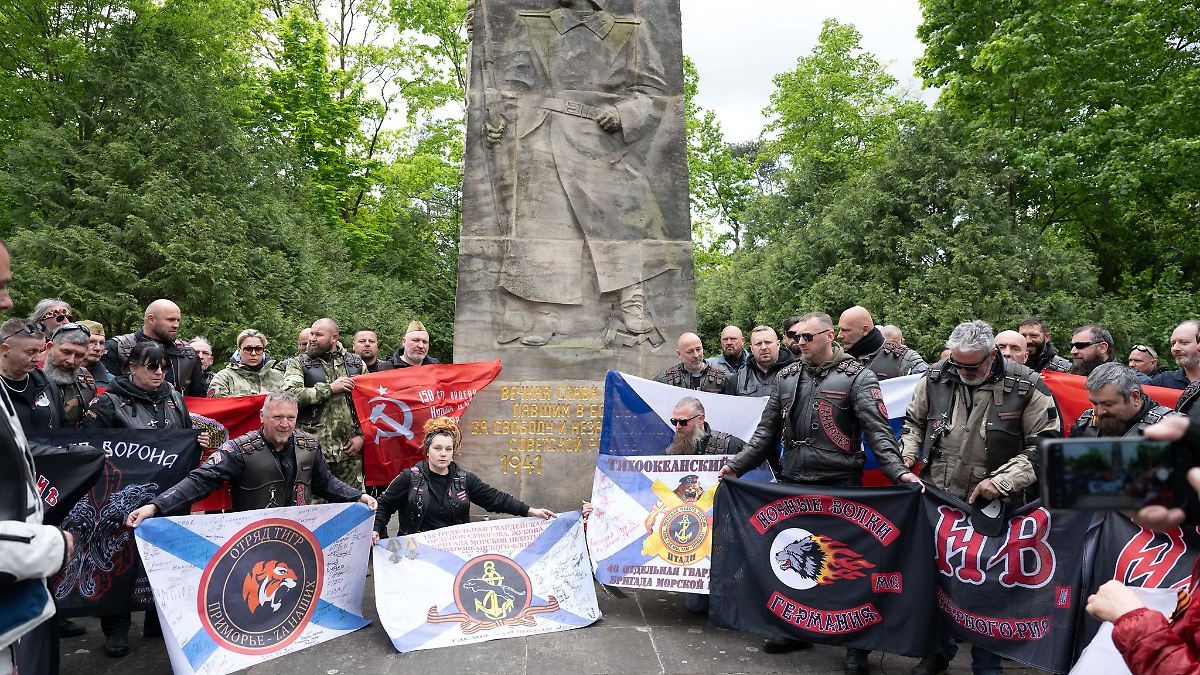 Sachsen: Russische Rockergang legt Zwischenstopp in Dresden ein