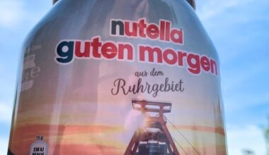 Frühstück mit Aussicht – und mit Zollverein / Doppelbock ziert Nutella Design Edition