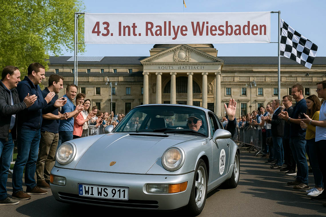 Int. Rallye Wiesbaden heute endet am Kurhaus