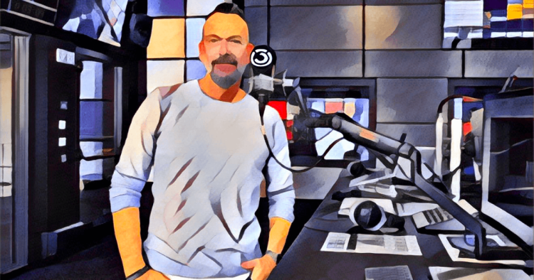 Robert Kratky im Ö3-Studio (Bild: KI-generiert)