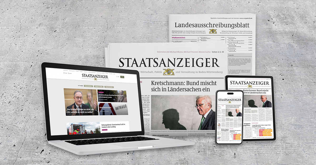 Hagel steht bereit für das Duell um die Villa Reitzenstein