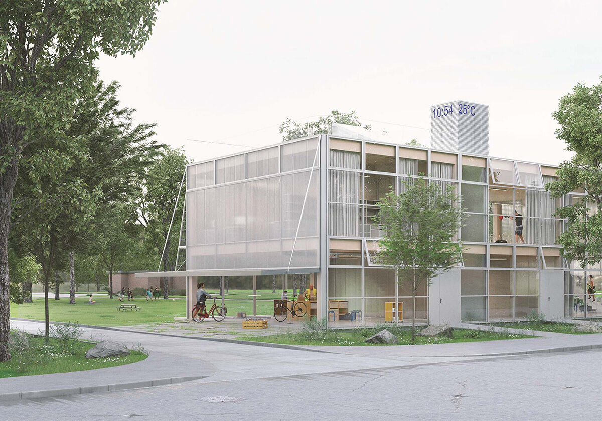 Demo Working Group, FAKT und Knüvener gewinnen in Hamburg / Luftiges Stadtteilzentrum im Park - Architektur und Architekten - News / Meldungen / Nachrichten