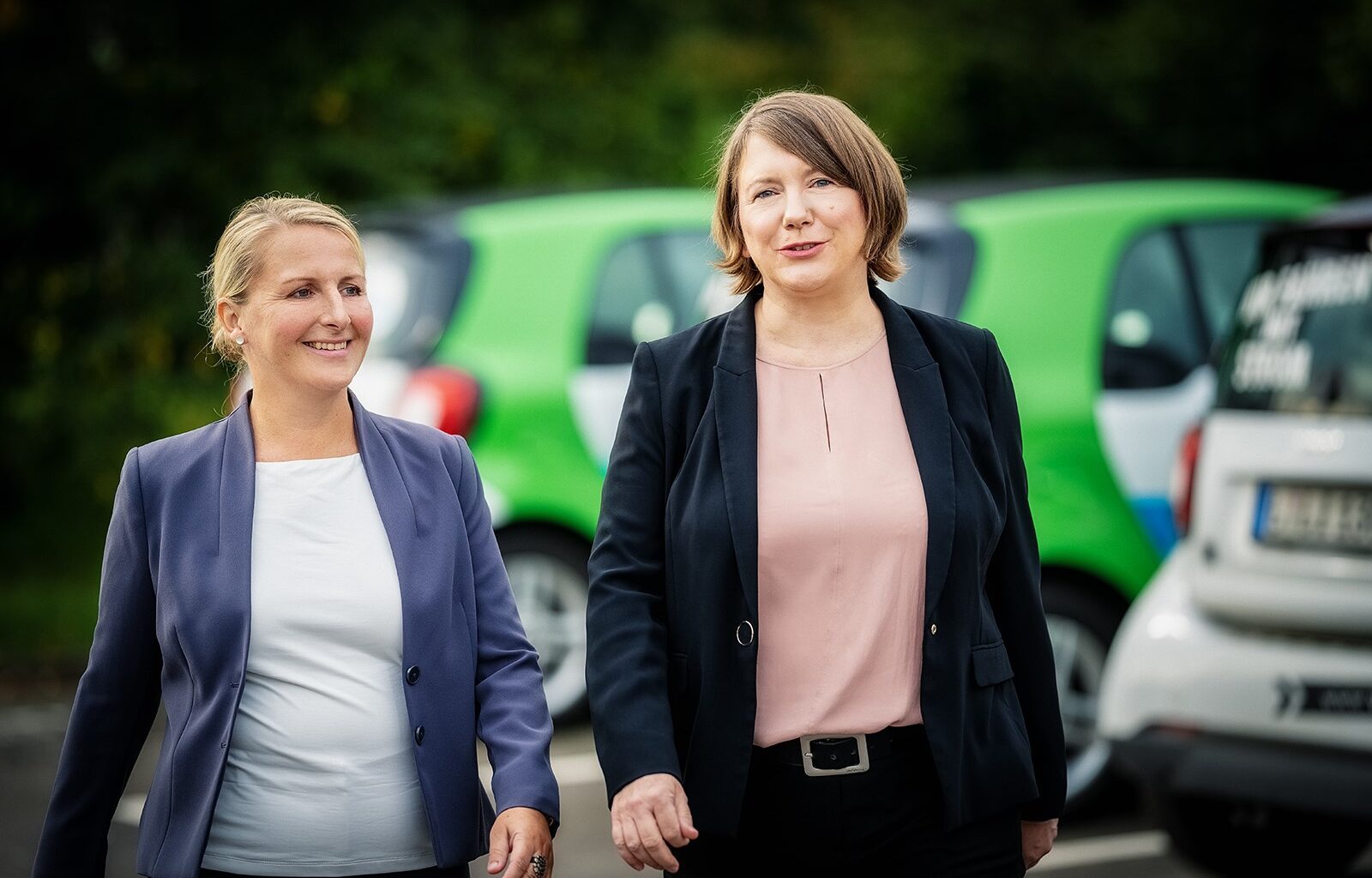 v.l.n.r.: Nelly Keding, Vorstandsvorsitzende der Lipsia, und Annett Schiele, Vorständin Finanzwirtschaft. Foto: Anita Volkamer