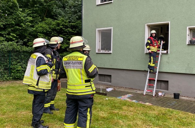 FW-Erkrath: Feuerwehreinsätze in Erkrath fordern die Einsatzkräfte