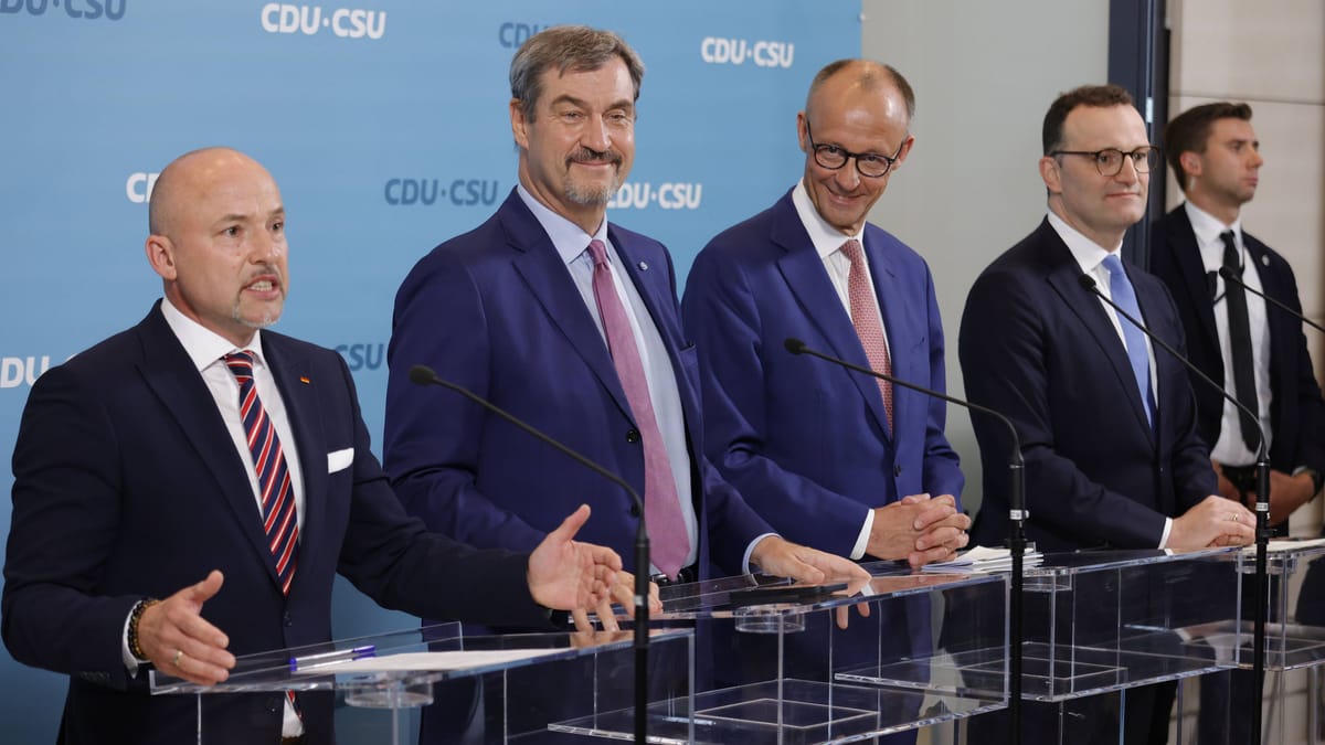 Markus Söder gratuliert Friedrich Merz zur Kanzlerwahl
