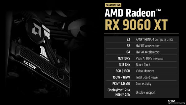 amd radeon rx 9060 xt specs