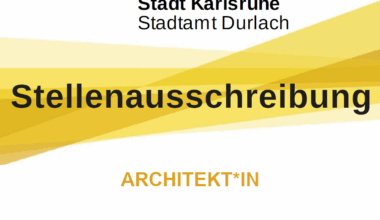 Stadtamt Durlach sucht Architekt*in | Durlacher.de