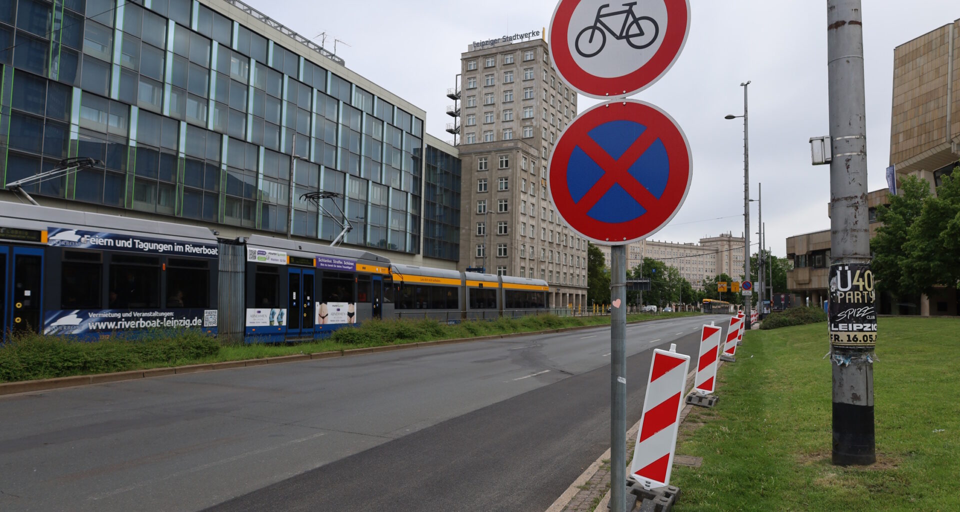 Stadt markiert in der nächsten Woche Fahrradstreifen am Augustusplatz · Leipziger Zeitung