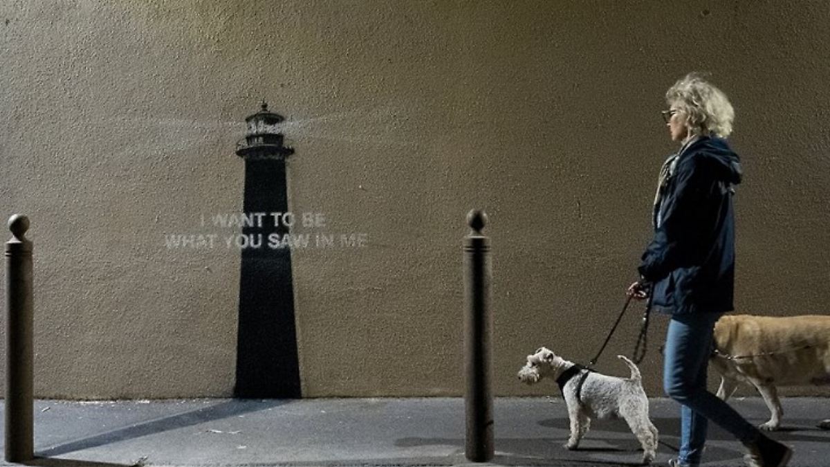 Der Tag: Neues Banksy-Kunstwerk - aber wo befindet es sich?