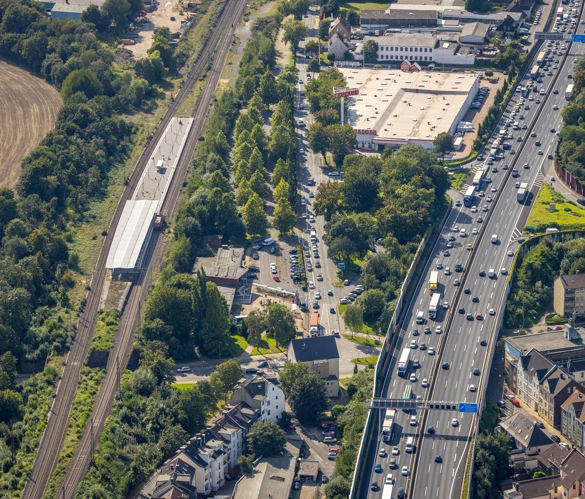 Vollsperrung der Fritz-Reuter-Straße in Bochum