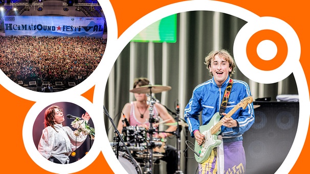 Auftritte von Isabella Streifeneder, die Sängerin von "Mola", und der Band "Falschgeld", Publikum beim Heimatsound-Festival | Bild: BR