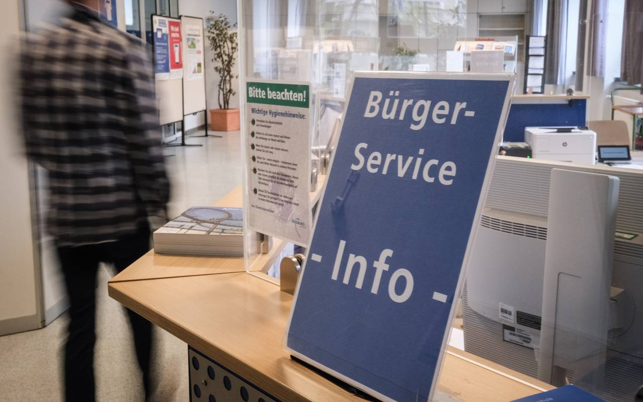 Eingangsbereich vom Bürger-Service in Duisburg