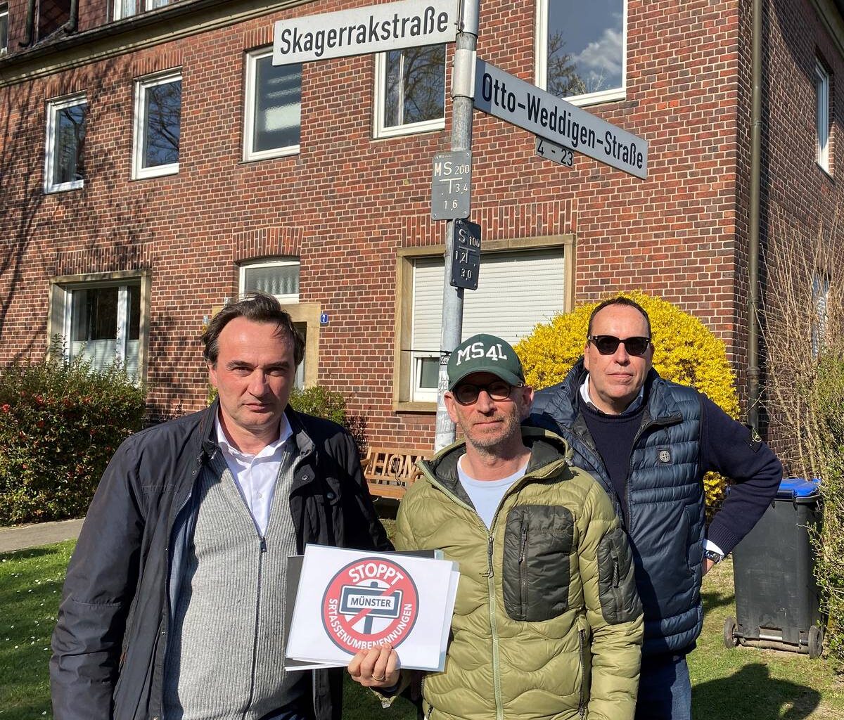Mehrheit für neue Straßennamen steht