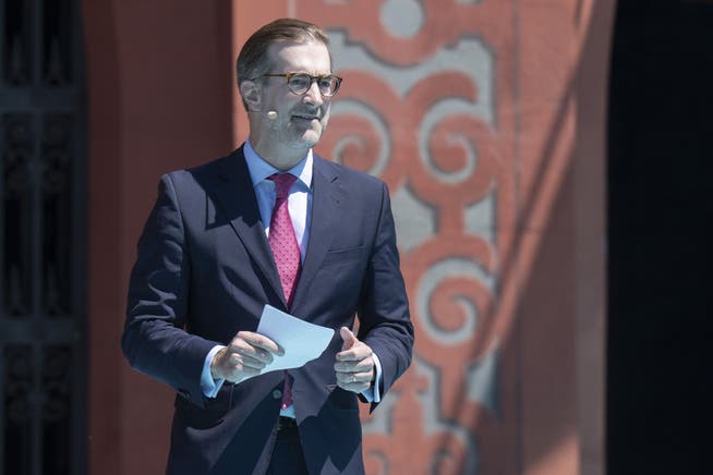Conradin Cramer hielt am Sonntag die Eröffnungsrede.
